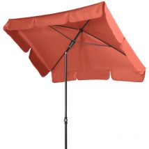 Sunline Waterproof Neo 185 x 120 cm Sonnenschirm in 10 Farben Mittelmastschirm Balkonschirm 831 Terracotta - Doppler