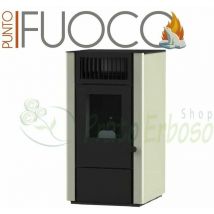 Punto Fuoco - Dora - Poêle à granulés 9 kw ivoire