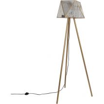 Lámpara de Pie Metal Cristal Mattina Iluzzia Dorado