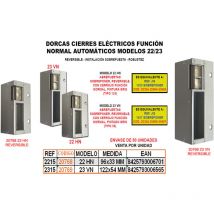 Dorcas - Elektrischer Verschluss, Normale Funktion 23 N + Überspannung + Rückwärtsgang (typ 56) 38001