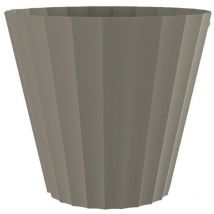 Injektionstopf Doric Color Taupe Ø22x20cm