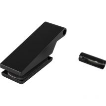 Dorma-glas - Bandoberteil mit Hülse Studio Classic 10.021, schwarz matt