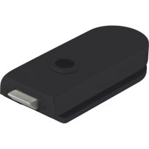 Dorma-glas - Dorma Glas Glastürschloss Rondo unversperrbar - Türschloss für Glastüren 8-10mm pz mit Wechsel, Aluminium schwarz matt