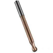 Dormer - Radiusfräser S233 Nenn-Ø 4 Einsatzlänge 40 hm TiSiN din 6535-HA Schneidenanzahl 2 extra kurz