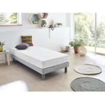 Matelas - 90 X 200 Cm - Epaisseur 16 Cm - Mousse A Mémoire De Forme - Housse Lavable En Machine - Equilibré - Dormipur