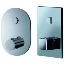 Dornach Concealed Single Function Control Shower Valve - Round and Square Option, Round