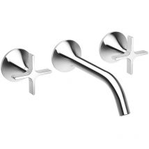 Vaia Waschtisch-Wandbatterie ohne Ablaufgarnitur 36712809 chrom - Dornbracht