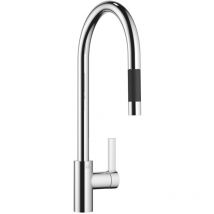Dornbracht – Küche – TARA Ultra Einhebelmischer Pull-down – Ausladung 240 mm, schwenkbar 360°