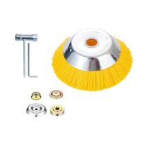 Coocheer - Dos paquetes de cabezales de cepillo de nailon para cortacésped, cepillos para malezas, cabezales universales para cortacésped, cepillos