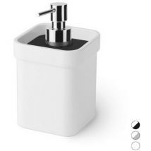 Dosasapone in melammina saeta Misura: Bianco Nero mm 85x90x150