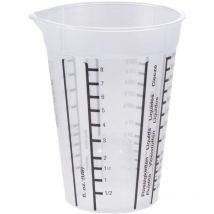 Dosatore per Piccole Quantità, Forma Conica, 250 ml, Mario, Trasparente/Nero