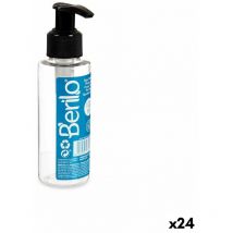 Distributeur en plastique transparent noir 24 pièces (100 ml)