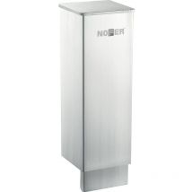 Nofer - Dosificador de jabón líquido vertical manual de 300 mL inox