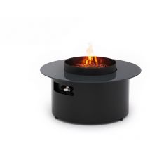 Dot - Planika - Table basse 2 en 1 avec cheminée. Cuisinière alimentée par du gaz propane en cartouche. Puissance de chauffe 8kw, durée de combustion