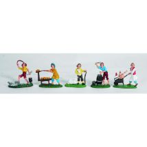 Double Berger Cm.10 En Sachet De 6 Modèles De Décoration De Noël Assortis