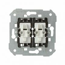 Double bouton avec lumière Simon 75393-39