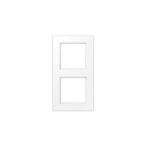 Double cadre a 550 blanc mat (référence : Jung A5582BFWWM)