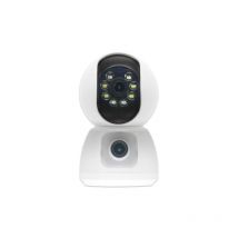 KYF - Double Caméra ip – Intérieure Rotative pt motorisée 2MP+2MP wifi 2,4Ghz