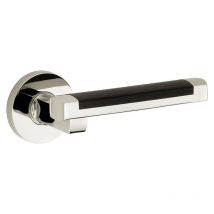 Misatori - Jeu de poignées Sans rosace W1100.0064.45 Modèle double Nickel Br.-Ebony