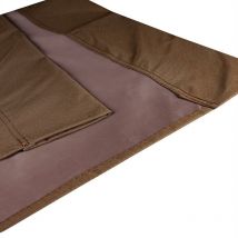 Estexo - Housse de rechange de matelas double pour bain de soleil xxl en tissu marron