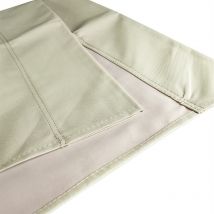 Estexo - Housse de rechange de matelas double pour bain de soleil xxl en tissu beige