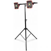 Mw Tools - 2x Lampe de chantier flow led 30 w + 2x Batterie 4h + Trépied télescopique 1800mm WFL2X30LIS