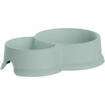 Double alimentateur avec capacité 0,3 et 0,65L couleur menthe 20144 homme Plastiken Plastique - Vert