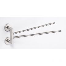 Bemeta - Sapho x-steel - Porte-serviettes rotatif, verre/inox poli XS405