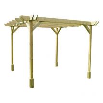 Rutland County Garden Furniture Ltd - Double Premium Pergola - Wood - L180 x W240 x H270 cm - Light Green