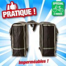 Lgvshopping - Double sacoche à vélo 36x30x12cm