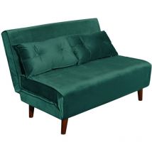 Kosy Koala - Double Sofa Bed Sleeper Foldable Portable Pillow Lounge Couch Green Sofa BedLiving Room Furniture