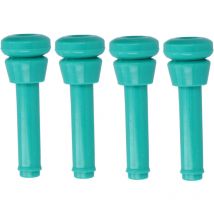 Doublure de Machine à traire en Silicone vert, 4 pièces, doublure de lait pour bétail, vache, outils d'élevage