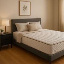 Douce Nuit Matelas 140x200 Ferme Densité 40 Kg/m3 - 23 Cm - + Oreiller à Mémoire de Forme valeur 89
