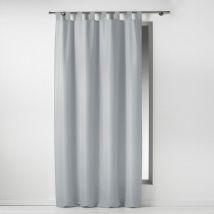 1600516, Tenda Con Passanti , 140 x 260 Cm , Essentiel , Poliestere Unito , Grigio - Douceur D'intérieur