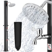 Douche solaire de jardin - Camping Piscine Plage Spa Sauna - Chauffe eau solaire - 20L