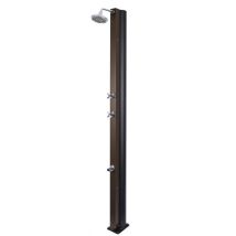 Flexinox - Douche De Piscine Solaire 30l Avec Rince Pieds-marron-marron-15 --