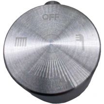 Douche De Tête Avec Thermomètre Lcd Sined Deviatore Inox Grigio