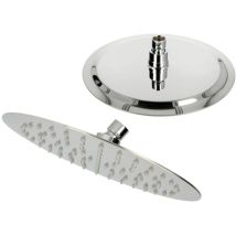 Tête De Douche Liwa Ii Ø250mm, Acier Inox Chromé, Articulée