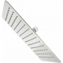 P-pro - Douche de tête Quad ii, articul. 1/2 acier inox poli chromé, 350x350mm