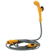 Douche portative de camping, douchette camping car, douchette camping car douche de camping-car avec pompe à eau Ventouses de tuyau de 2 m et