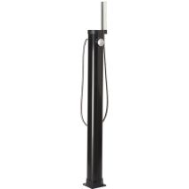 Douche solaire droite PVC noir 9 L – Jardin piscine – Capacité bac de ramassage, Matières, Type d'installation, Hauteur, Type de produit