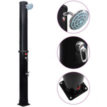 Torana - Douche solaire d'extérieur avec pomme de douche et robinet 40 l