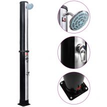 Torana - Douche solaire d'extérieur avec pomme de douche et robinet 40 l
