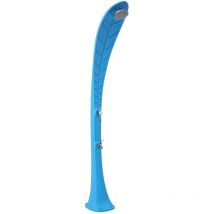 Starmatrix - Douche Extérieure Bleue Cm 34x30x220 Mpc Docciasolare Foglia Blu