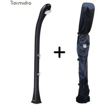 Douche Solaire Extérieure So Happy 28l Formidra - 216x24x26cm Pehd Recyclable - Rince Pieds, Pommeau, Mitigeur Chaud/froid -