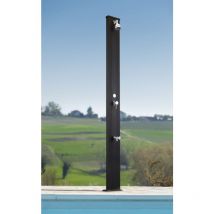 Arkema Design - douche solaire aluminium spring s anthracite