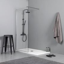 Douche Walk-in de 90 cm pour receveur de douche.