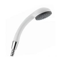 Valentin - Pomme de douche Cobra, 1 jet pluie, d. 65 mm, picots anti-calcaire, blanc