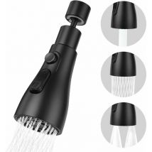 Seenlin - Douchette Evier Cuisine Robinet 360 Degres, 3 Modes Embout Robinet Cuisine , Mitigeur Evier Cuisine Tete de Robinet Rotative, Adaptateur