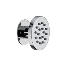Paini France Robinetterie - Douchette latérale orientable hydromassage haut débit, ronde.